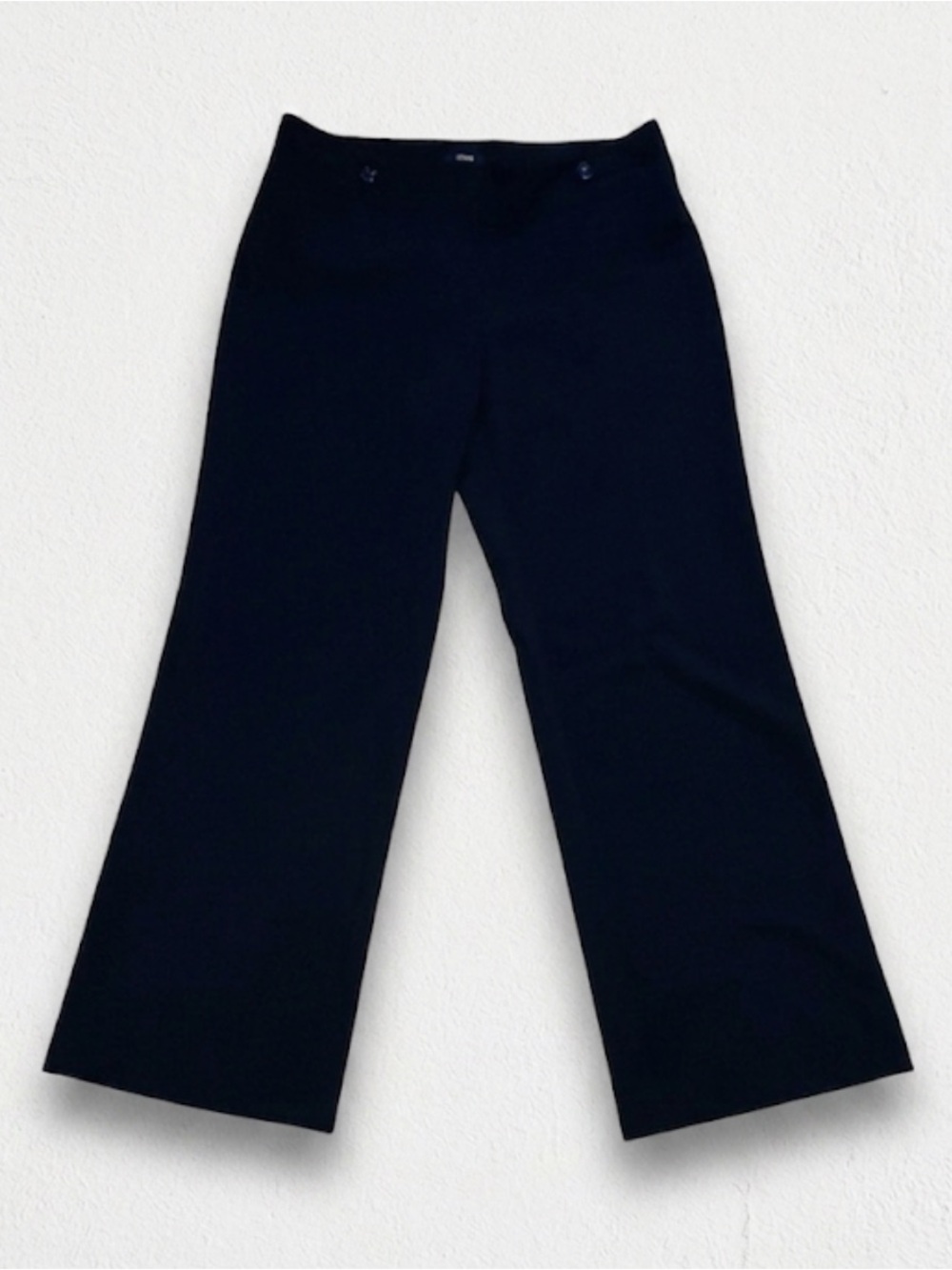 JACOB Women's Vintage Wide Leg Trousers Black 9/10 Made In Canada 90s Minimalist